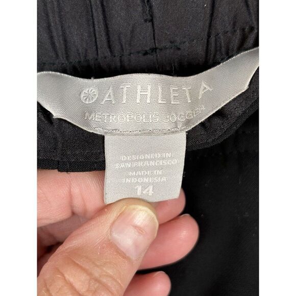Athleta‎ Metropolis Black Jogger Black 14 Commute Travel - Picture 11 of 12